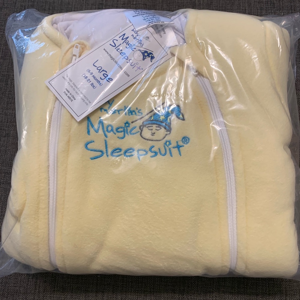 NWT still sealed Baby Merlin’s Magic Sleepsuit 6-9